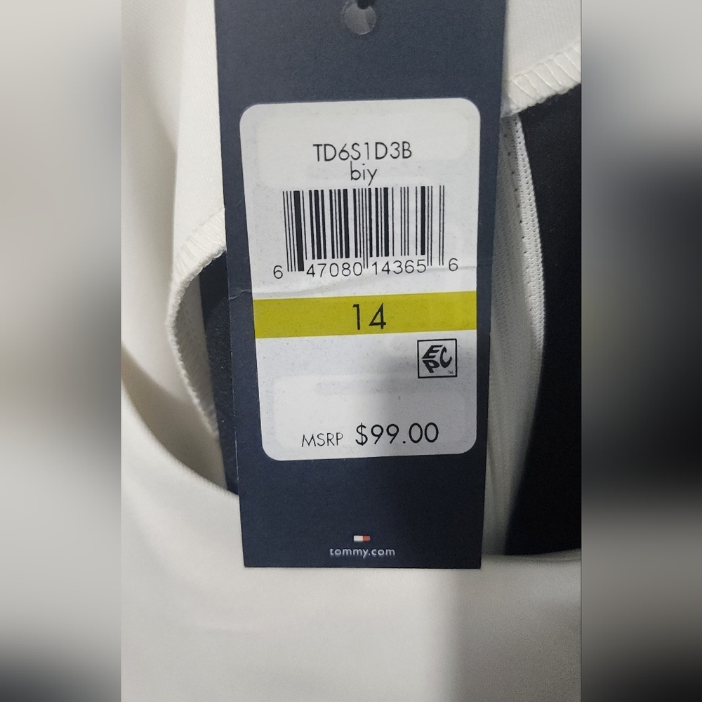 Tommy Hilfiger Black and White Asymmetrical Dress - Picture 5 of 6